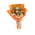 thumbnail image 4 of Ramo de flores de ganchillo, ramo de punto, artesanía artística, regalo ideal, decoración del hogar para Amarillo, 4 of 9