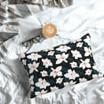 thumbnail image 5 of Pofeuu Lilies Flowers Print Polyester Microfiber Plush Pillowcases, Super Soft and Cozy Pillow Case Covers with Envelop Closure（Pillow core not included）-16"x24", 5 of 6