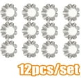 thumbnail image 2 of Cheers.US 12 Pcs/Set Egg Tart Mold Baking Cups Tins,Stainless Steel Mini Tart/Pie Pans,Small Tart/Pie Pan Portuguese Tart Baking Mold Mini Tart/Pie Tins Baking Tool for Baking Supplies, 2 of 7