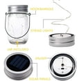 thumbnail image 5 of FKHouse Outdoor Solar String Lights, 6-Pack LED Weatherproof Lanterns, 5 of 8