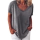 thumbnail image 1 of Moda mujer verano Casual suelta manga corta Pullove blusa sólida camiseta Fridja  hjk3324, 1 of 8