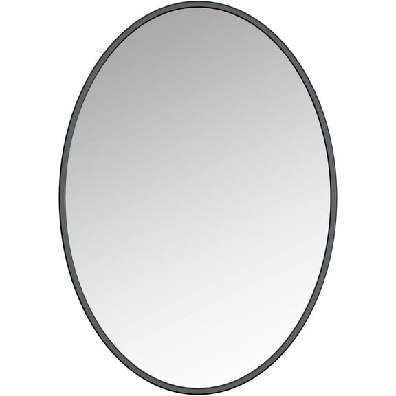 Sandy Black Framed oval mirror