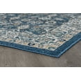 thumbnail image 5 of Traditional 5x8 Area Rug (5'3'' x 7'3'') Oriental Navy, Gray Living Room Easy to Clean, 5 of 9
