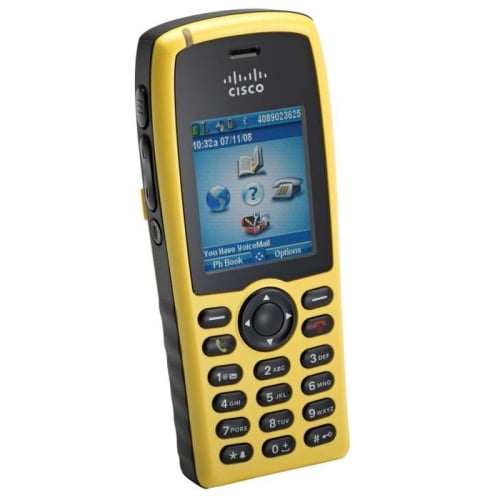 Cisco 7925G-EX IP Phone Wireless Wi-Fi 6 x Total Line VoIP IEEE 802.11a b g Caller ID USB by Cisco