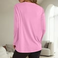thumbnail image 4 of Fashionable Oversized Long Sleeve T Shirt Casual Basic Round Neck Fall Top For Everyday Wear, 4 of 6