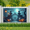 thumbnail image 6 of Spooky Ghost Halloween Banner Pumpkin Decorations Haunted Gateyard for Party Decoration Halloween Event Indoor Outdoor, 6 of 9
