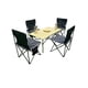thumbnail image 1 of 4 Sillas Plegables De Camping Y Playa CJR Con Mesa Negro, 1 of 8
