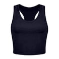 thumbnail image 2 of Hpapadks Tank Tops for Women 2025 Casual Solid Hiking Sleeveless Vest Tanks Workout Yoga Crop Tops Camisole Tops for Women Dark Blue XXL, 2 of 4