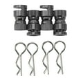 thumbnail image 3 of RC Body Shell Mount Column Hole Locator, High Strength 4Pcs  Durable RC Body Shell Hole Column Locator Universal  for PC Car Shell Black,Red, 3 of 7