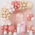 thumbnail image 3 of Kit Arco Globos Retro Rosa, Doble Crema Melocotón Desnudo Albaricoque Retro Rosa Globo Guirnalda Para Boho Safari Wedding Aniversario Boda Cumpleaños Fiesta Decoración, 3 of 4