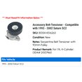 thumbnail image 2 of Accessory Belt Tensioner - Compatible with 1993 - 2002 Saturn SC2 1994 1995 1996 1997 1998 1999 2000 2001, 2 of 2