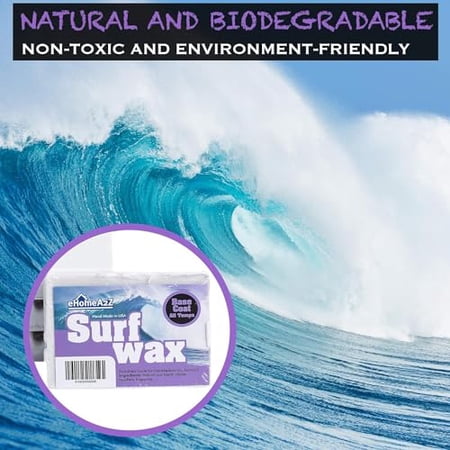EHOMEA2Z Surfboard Wax Basecoat Bundle with Sticky Bumps Cool Cold Surf Wax Surfboard Surfing Accessories Surfing Wax (4)