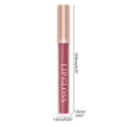 thumbnail image 3 of Lip Gloss, Matte Lip Gloss, Non-Stick Cup Lip Glaze with Velvety Finish, Hydrating Matte Creamy Texture Long-Lasting Liquid Lipstick for All-Day Wear and Comfortable Makeup, 3 of 8