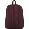 thumbnail image 2 of Jansport Backpack Superbreak Mono Dried Fig Burgundy, 2 of 2