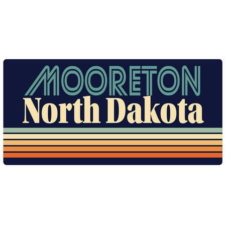 

Mooreton North Dakota 5 x 2.5-Inch Fridge Magnet Retro Design