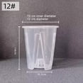 thumbnail image 1 of Clear Plastic Orchid Pots With Holes Transparent Flower Pot Succulents Plant, 1 of 1