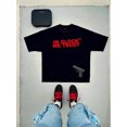 thumbnail image 3 of Camisetas para hombre Y2K Camisas para hombre Harajuku Hip Hop Estampados gráficos Cuello redondo Camisetas de algodón We Trust, 3 of 5