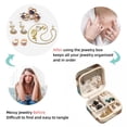 thumbnail image 4 of Retro Cat Travel Portable Square Organizer Box: Earring Organizer & Jewelry Display for Girls and Women, 4 of 6