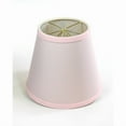 thumbnail image 2 of 5x8x7 Empire Linen Edison Clip On Lamp Shade Pale Dogwood Pink, 2 of 4