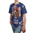 thumbnail image 4 of Patriotic Basset Hound Celebrates 4th of July All Over Print 3D Shirt Unisex Merch Bassets Dog Breed Lovers Gifts Idea - 02009, 4 of 6