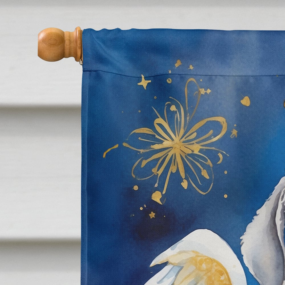 Bedlington Terrier My Angel House Flag 28 in x 40 in