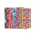thumbnail image 2 of Yuarrent Paquete de 5 telas de algodón, bolso de hombro a medida, costura de tela cuadrada Floral, accesorios de artesanía de retazos para el hogar, Artesanía tipo 10 Yuarrent  HA062149-09, 2 of 6