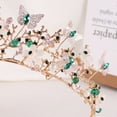 thumbnail image 2 of Namzi Wedding Tiara for Bride Princess Tiara Headband Bridal Crown,Crystal Rhinestone Hair Jewelry Decor for Queen Girl Bride Birthday Prom Wedding Pageant Halloween Costume Party(E), 2 of 2