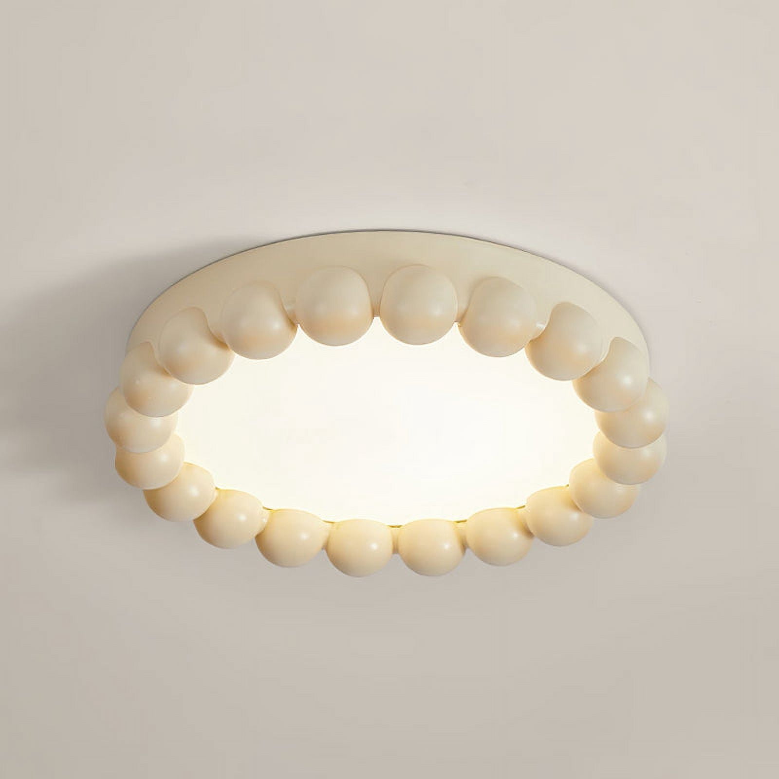 Arturesthome Minimalist Resin Beads Shape Flush Mount Ceiling Light