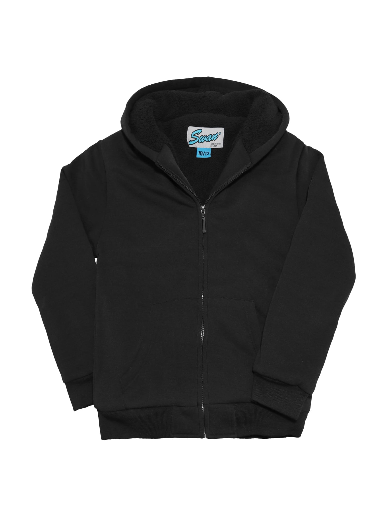 Swan Boys Sherpa Lined Hoodie Jacket with Kangaroo Bahrain Ubuy