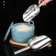 thumbnail image 5 of Juego de 2 palas para hielo, pequeñas palas de acero inoxidable para cubitos de hielo/caramelos/harina/azúcar, palas de metal para botes, hornear, despensa de cocina, sin óxido y aptas para, 5 of 6