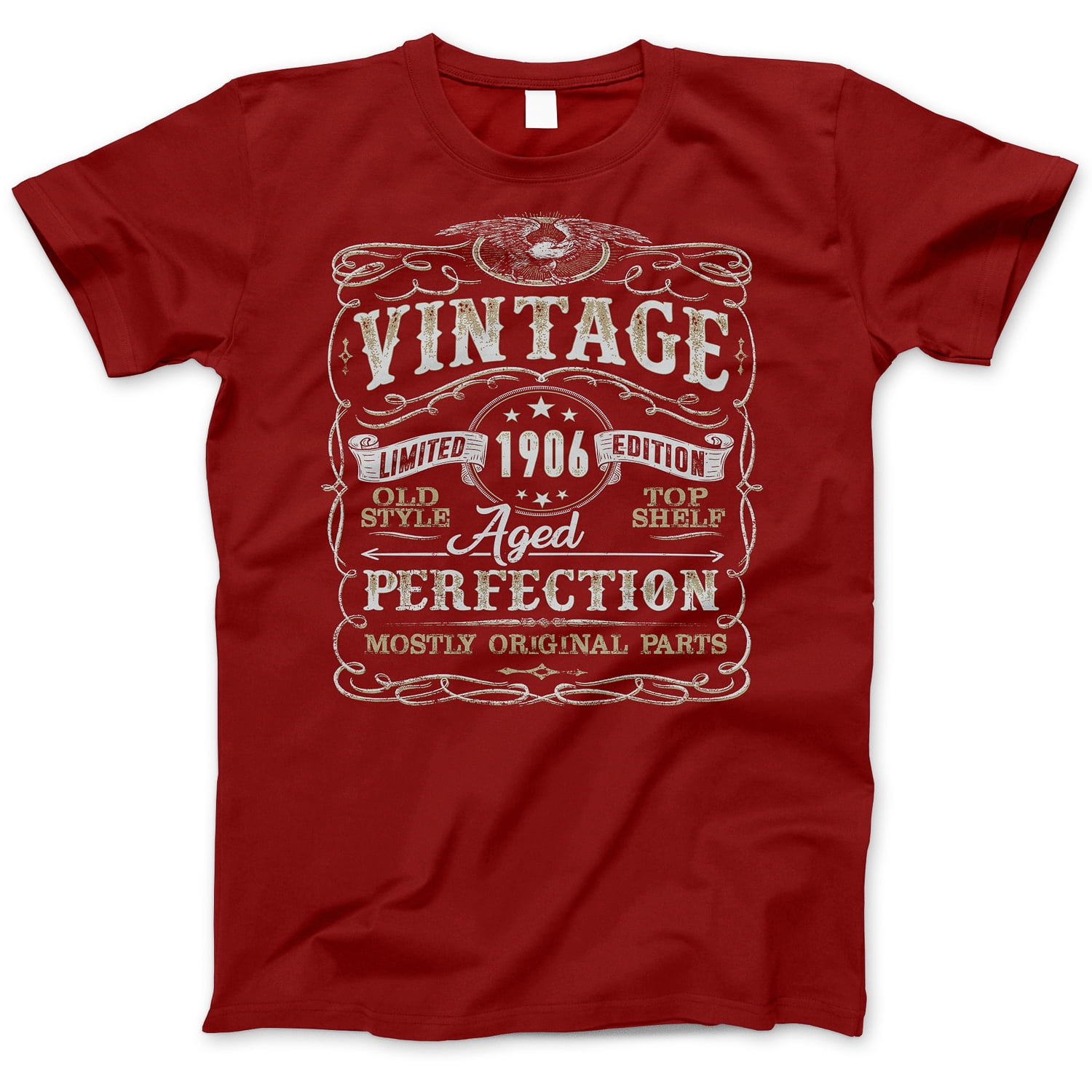 113th Birthday Gift T-Shirt - Born In 1906 - Vintage Aged 113 Years ...