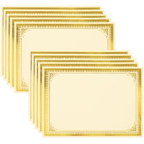 Golden Certificate Paper for Lab Use Durable and Exquisite Sheets