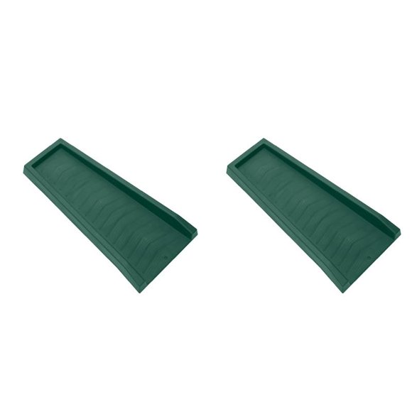 Bloque desviador de agua para canaleta Master Mark 61 cm verde, paquete de 2