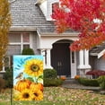 thumbnail image 5 of Welcome Fall Sunflower Pumpkin Harvest Decoration Vertical Garden Flag Autumn Thanksgiving Farmhouse Outdoor Yard Banner 12" x 18", 5 of 6