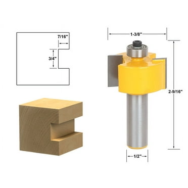 YONICO Window Sill Router Bits 3/4-Inch 1/2-Inch Shank 18144 - Walmart.com