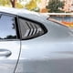 thumbnail image 2 of Rear Windows Triangle Louver Cover for BMW X4 G02 2018+ Carbon Fiber, 2 of 5