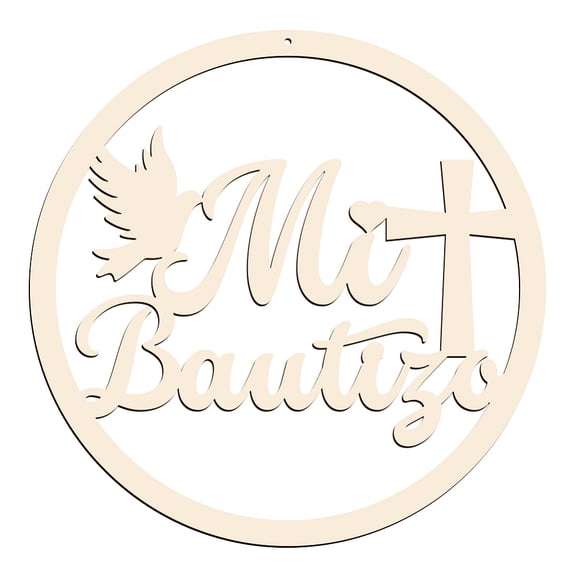 Mi Bautizo Wooden Sign Baby Shower Supplies Wood Letters Sign Decorations Photo Booth Mi Bautizo Baby Shower Hanging Wall Ornaments