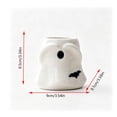 thumbnail image 3 of DefiDgd Cute Ghost Shaped Ceramic Succulent Planter Pot,Small Plant Flower Container for Halloween Indoor Tabletop Bedroom Living Room Balcony Farmhouse Home Decor(B), 3 of 7
