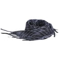 thumbnail image 1 of Bufanda árabe para exteriores, bufanda a cuadros cálida Keffiyeh para senderismo, acampada y viajes Gris Púrpura Negro, 1 of 8