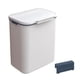 thumbnail image 2 of Bote de basura para colgar en la pared Sunnimix 9L Blanco, 2 of 8