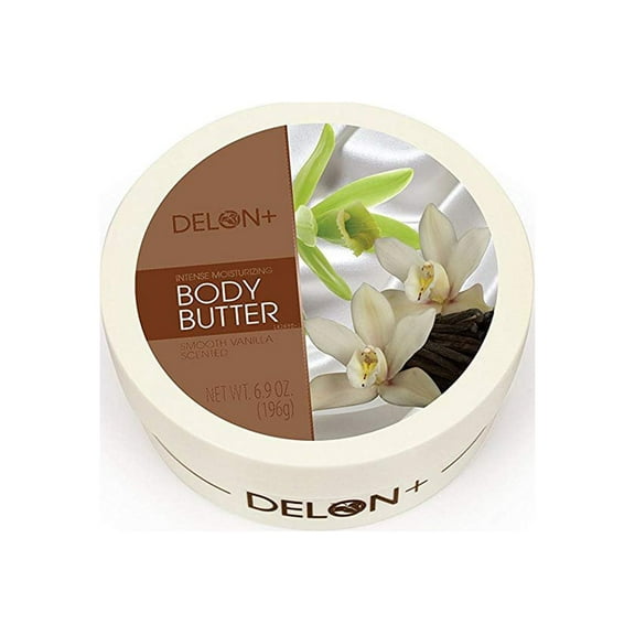 DELON LABORATORIES Body Butter Vanilla, Off White, 196 Gram
