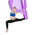 thumbnail image 2 of BIRLON Aerial Yoga Swing Set with Hardware, Elastic Hammock Yoga for Beginners and Professional(Purple), 2 of 7