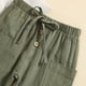 thumbnail image 5 of Gibobby Conjunto de Sudadera y Pantalón Niños pequeños de color sólido con bolsillo Tops Pantalones deportivos casuales Conjunto de dos piezas para niños Ropa(Verde,2-3 Años ), 5 of 5