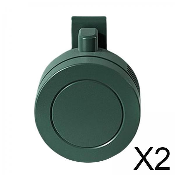 2x Mini ventilador portátil , refrigeración por aire sin , ventilador Personal USB recargable USB para al , viajar, shamjiam Ventilador con clip para la cintura