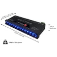 thumbnail image 2 of EQX764 7 Band Equalizer, Pre-Amp Car Audio Graphic Equalizer with 4 Inputs (RCA & High) 6 Outputs, 10v Line Driver to Avoid Noise and Dedicated Sub Controls (Level & Frequency), 2 of 6