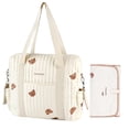 thumbnail image 1 of GOBABYMART Bolsa de pañales grande, Bolsa de maternidad, Bolsa de pañales de viaje, Bolsa de bebé multifunción, Bolsas de pañales para bebés, Bolsa de mensajero (Mediana - Osos), 1 of 5