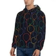thumbnail image 3 of Bingfone Colorful Balloons Men'S Drawstring Hoodie Long Sleeve Pocket Sweatshirts-4x-Large, 3 of 9