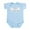 Sky Blue, variant on CafePress - Rather Be In Huntington Beach Infant Bodysuit - Baby Light Bodysuit, Size Newborn - 24 Months
