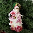 thumbnail image 3 of Christopher Radko Pink Ribbon Santa Glass Ornament 2020 Breast Cancer 1020371, 3 of 3