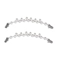 thumbnail image 6 of BESTYASH 2Pcs Elegant White Resin Sweater Chains with Cardigan Clips Stylish Necklace Accessories, 6 of 8